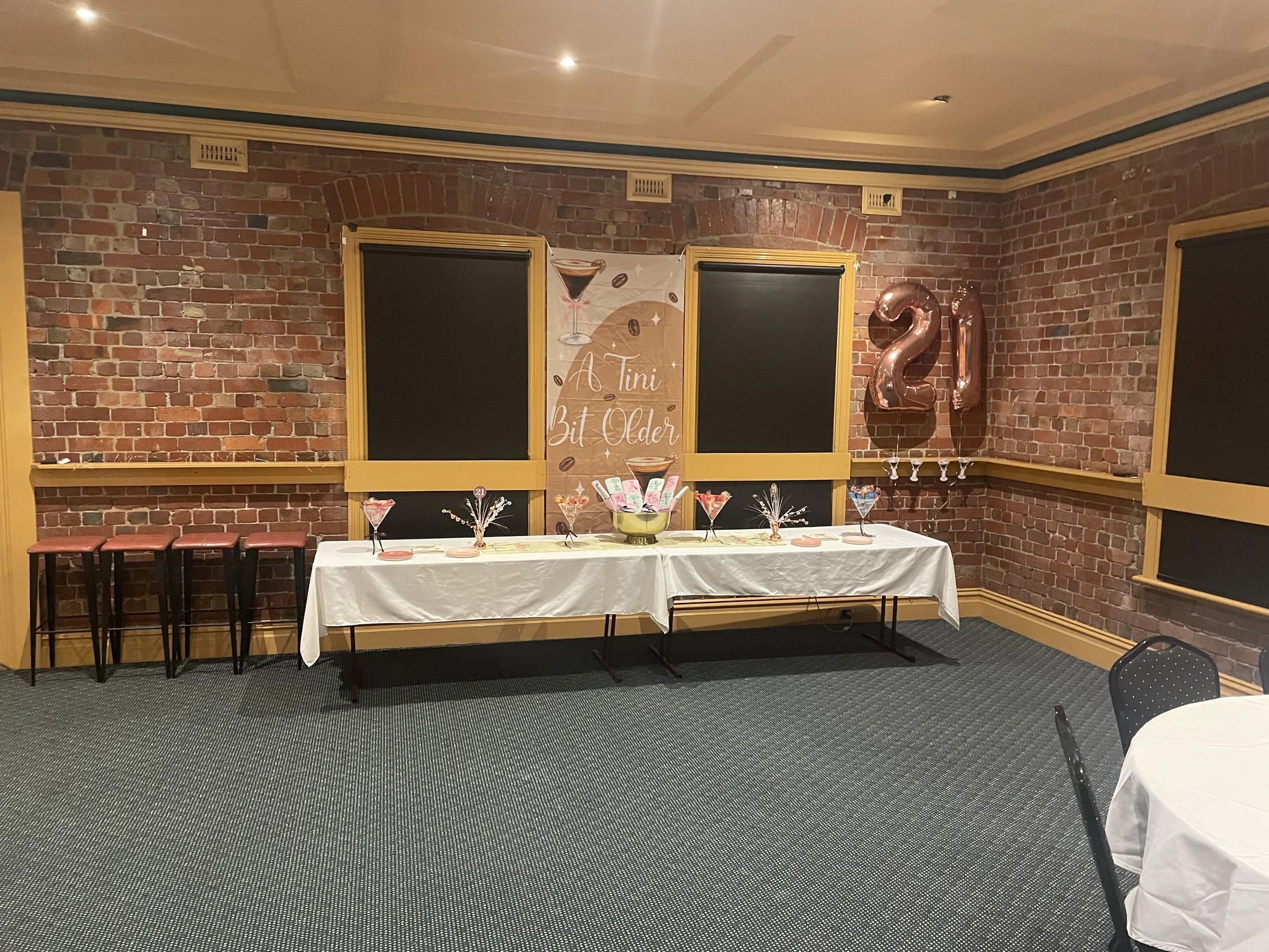 Upstairs function room 1